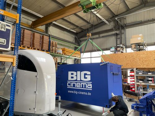 BIG cinema – Kurze Aufbauzeiten und Testläufe dank präziser Vorbereitung im Vorfeld